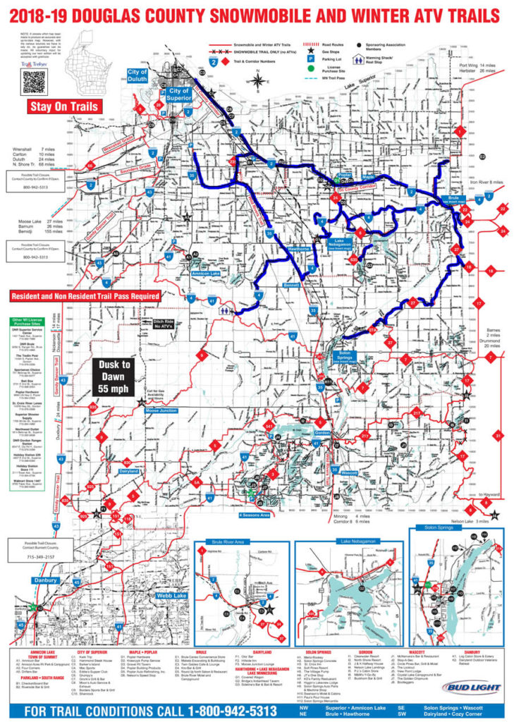 Trail Map – Brule River Riders